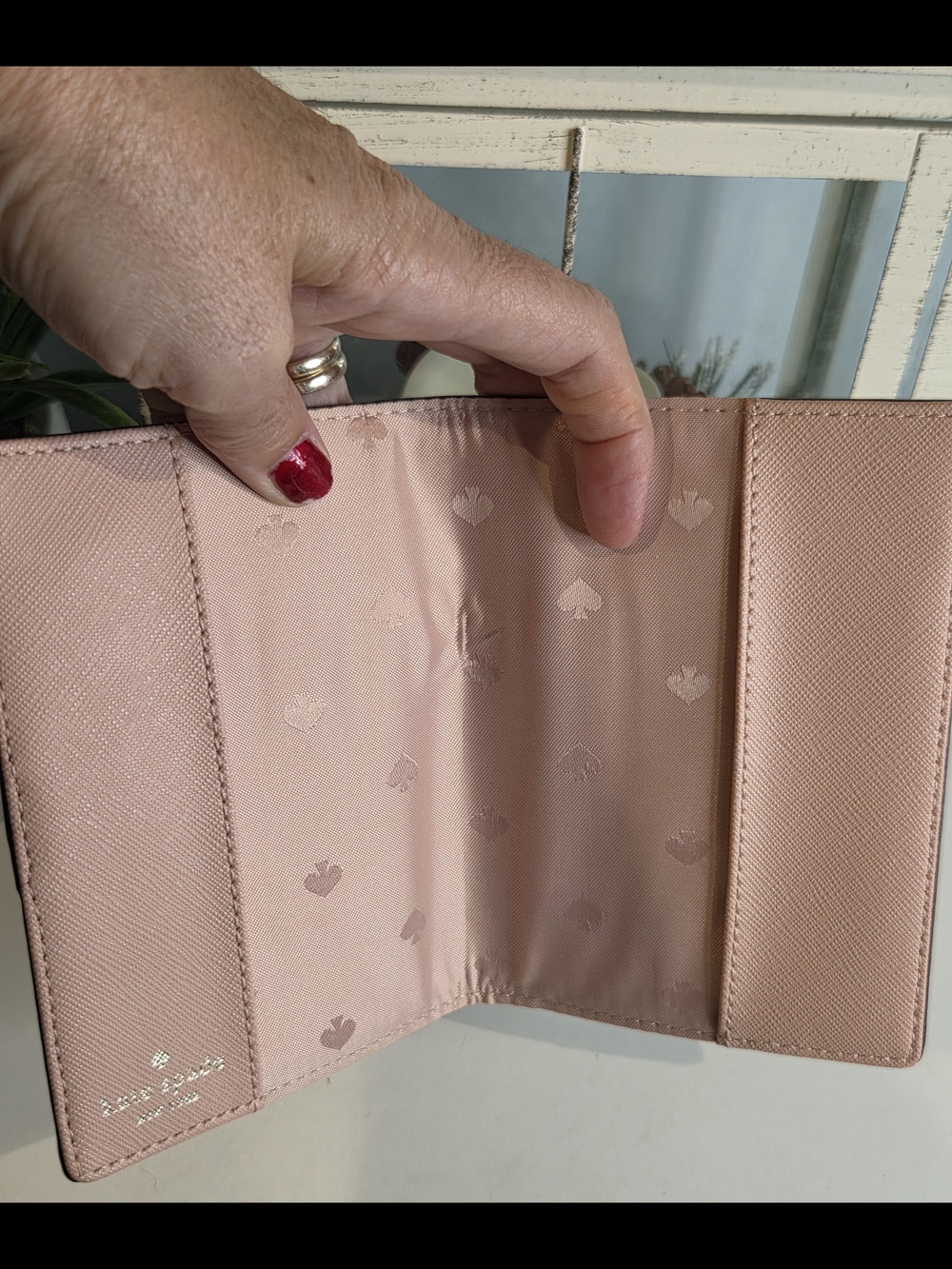 Kate Spade Flamingo By The Pool Passport Holder - Picture 5 of 6